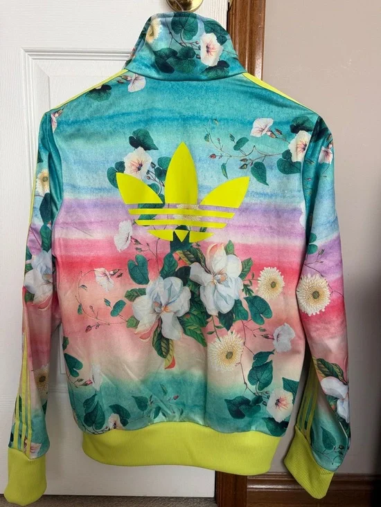 Adidas Floralina Farm Rio Firebird Jacket  - L - NWT - Picture 6 of 7